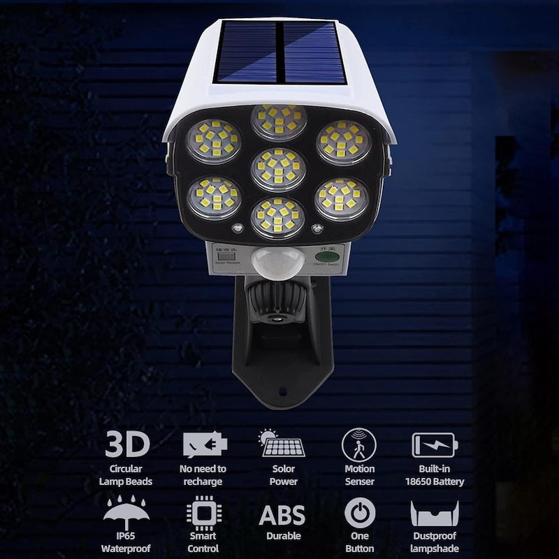 GuardianLux Lámpara solar LED - Luz automática para tu seguridad