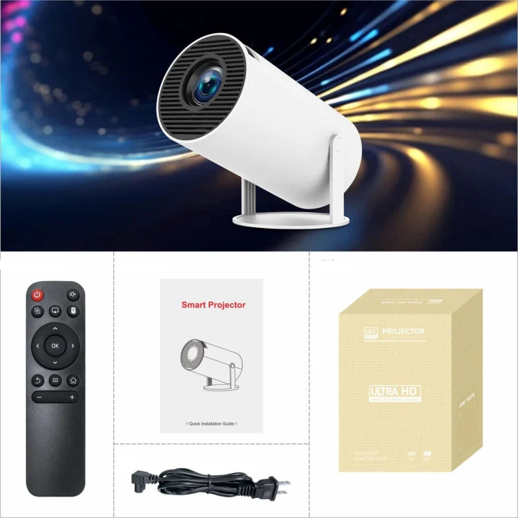 Proyector inalámbrico HY300 - ¡Una pantalla de hasta 130 pulgadas en la palma de tu mano!