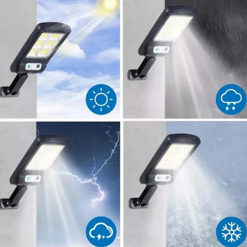 SolarBeam Foco Solar - Luz exterior con sensor de movimiento - Pack 3 unidades