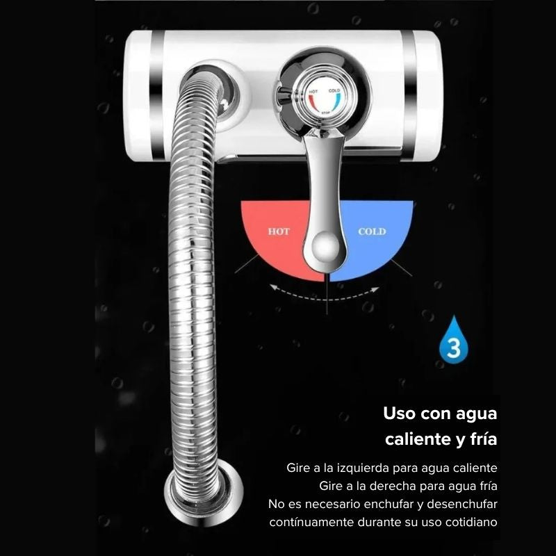 HydroTemp Grifo Calentador de Agua Eléctrico - Agua caliente al instante
