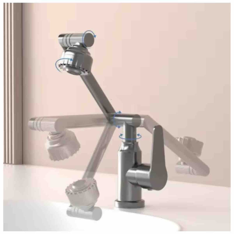 FlexiFlow 1080 Grifo Flexible Giratorio - Más cobertura con menos salpicaduras