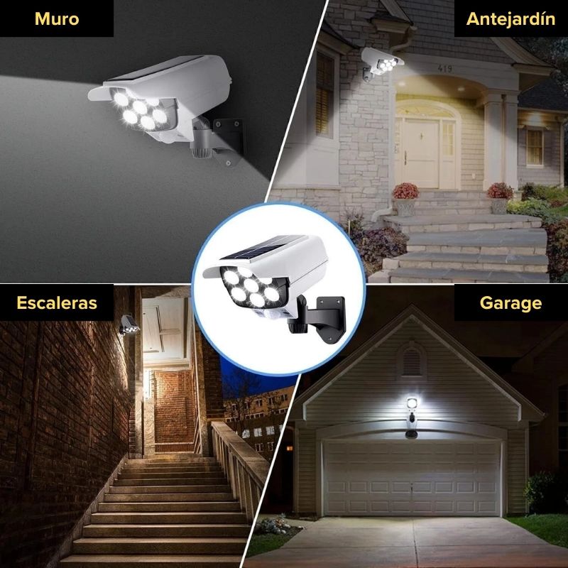 GuardianLux Lámpara solar LED - Luz automática para tu seguridad