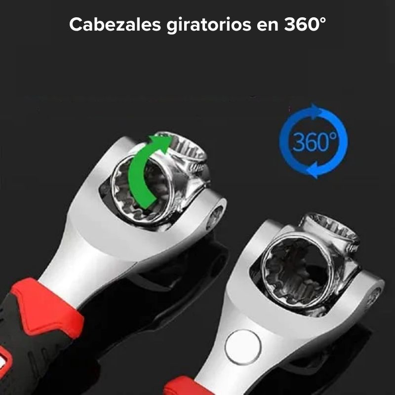 FlexBolt Pro Llave Inglesa Multifuncional 8 en 1 - Repara más rápido con una sola llave