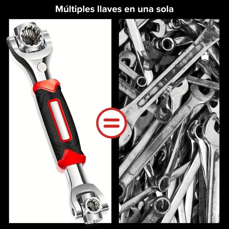 FlexBolt Pro Llave Inglesa Multifuncional 8 en 1 - Repara más rápido con una sola llave