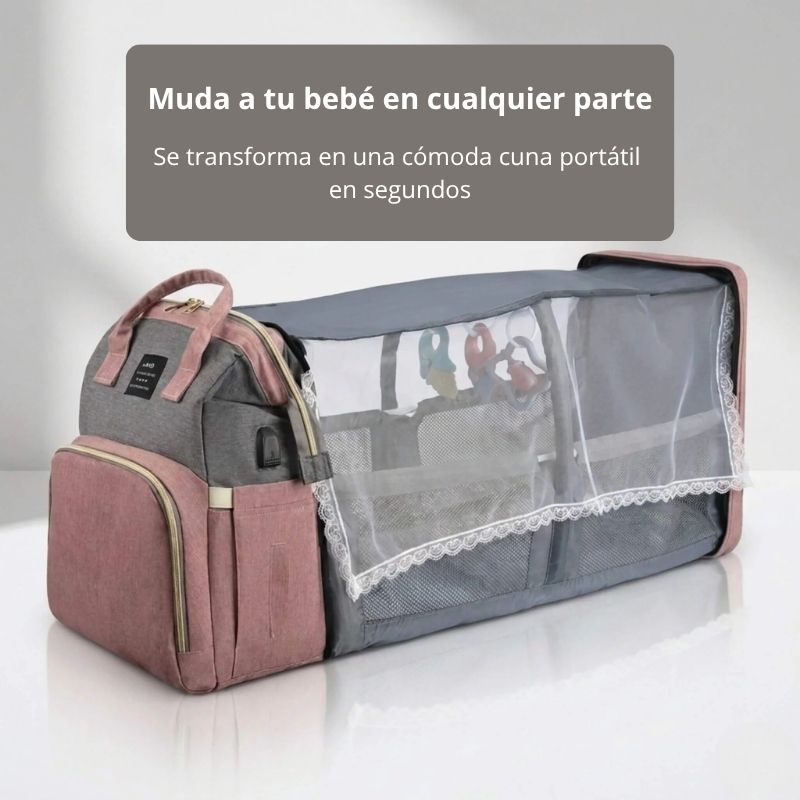 GoNest Mochila 2 en 1 para bebé - Convierte cualquier lugar en el cuarto de tu bebé