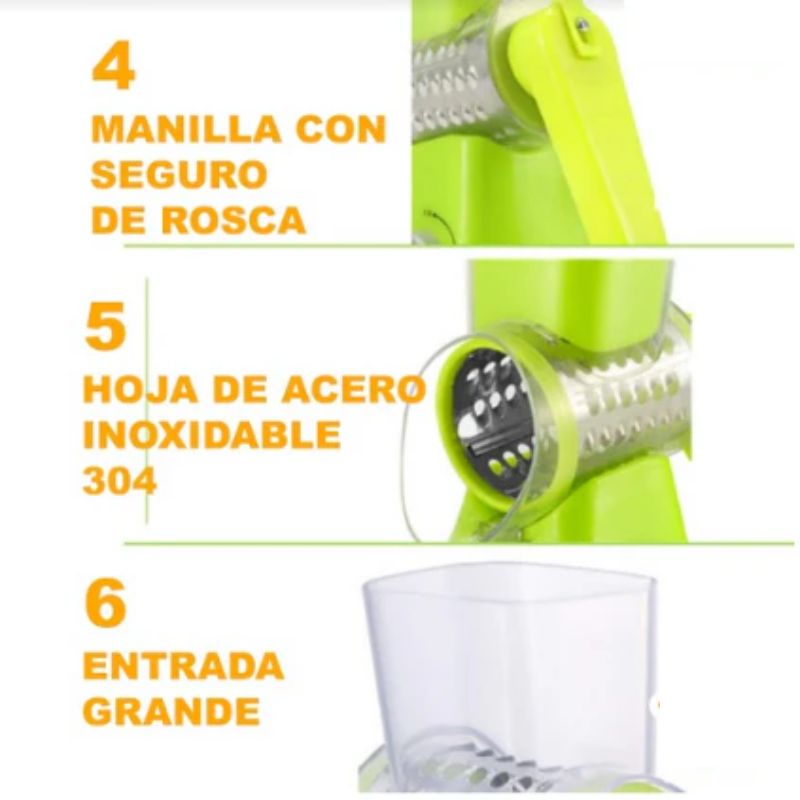 GiroChef - Corta y ralla en segundos, sin esfuerzo