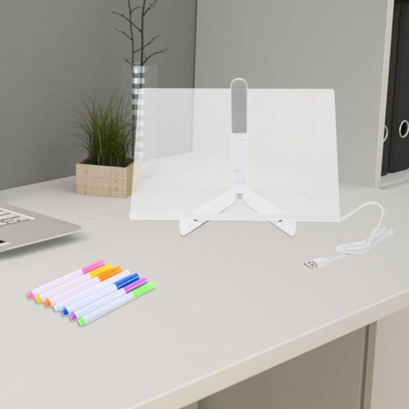 LumiBoard Pizarra acrílica LED - ¡Escribe, borra y vuelve a crear!