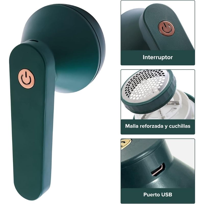Quitapelusas recargable - ¡Tu ropa, otra vez como nueva!