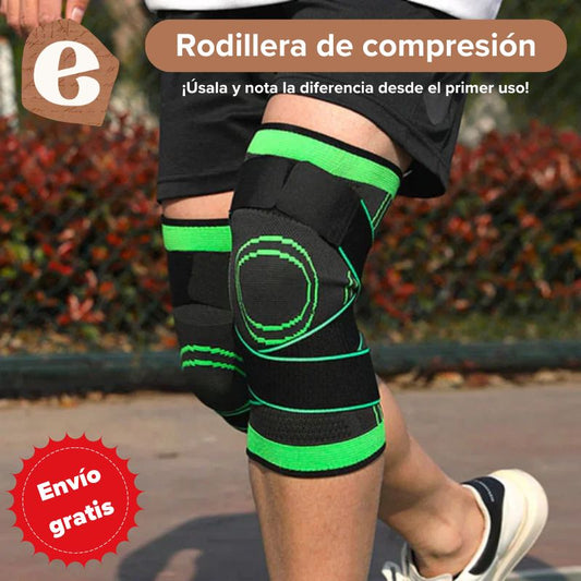 Rodillera con compresión elástica