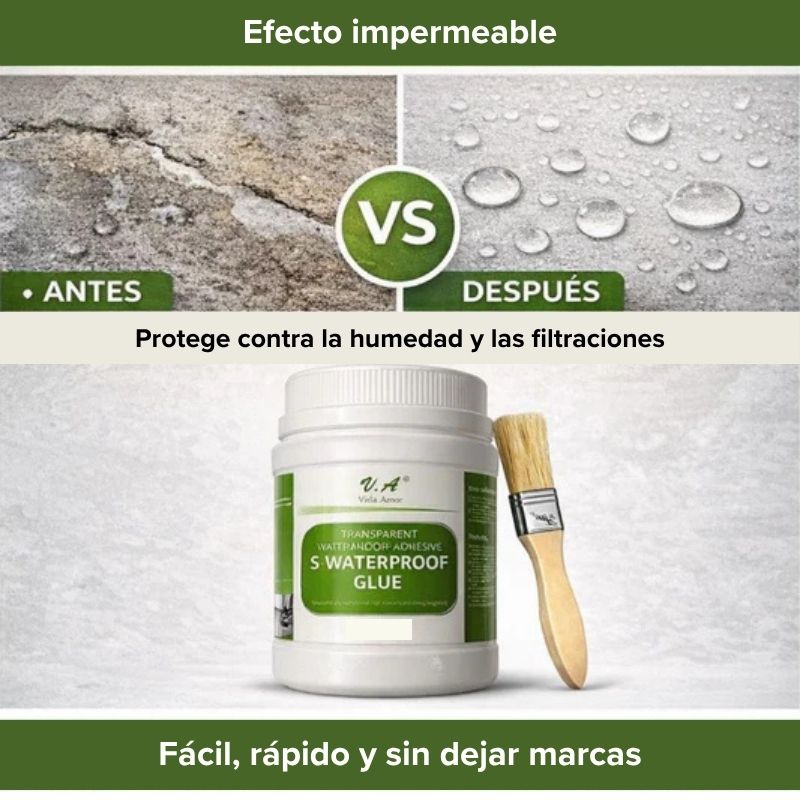 Sellador Impermeabilizante 300g - ¡Sella grietas, fisuras y fugas en minutos!